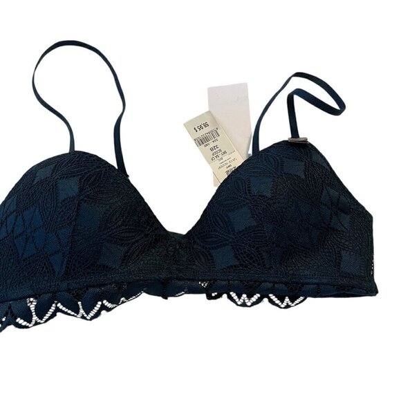 Etam Lightly Padded Bra, Sky Blue SA CF Scoop, 32B - Picture 1 of 7